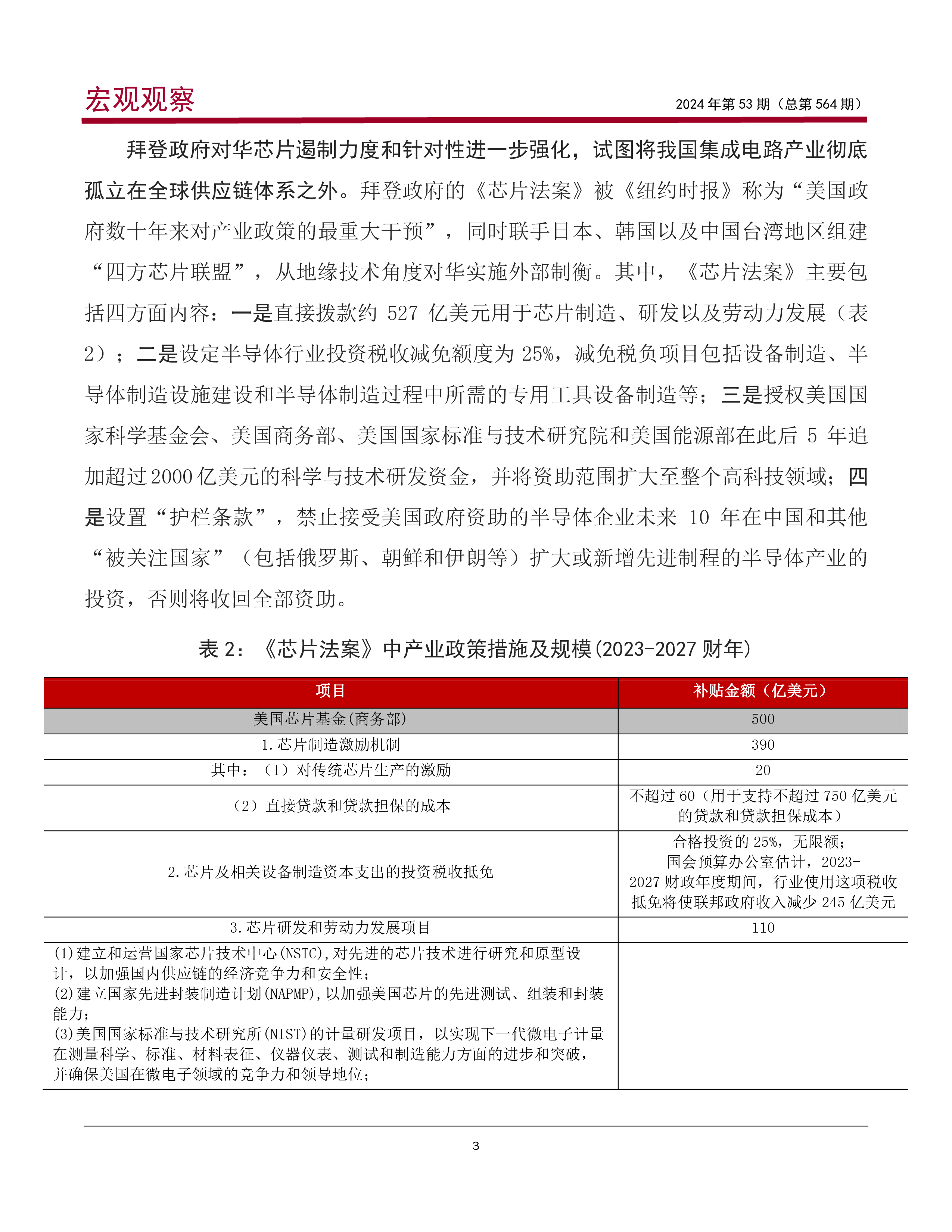 中国银行研究院2024美国大选结果对我国芯片产业发展的影响和应对建议研究报告19页